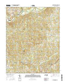 Southeast Eden North Carolina Current topographic map, 1:24000 scale, 7.5 X 7.5 Minute, Year 2016