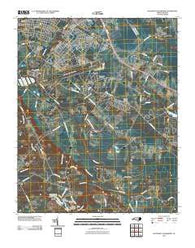 Southeast Goldsboro North Carolina Historical topographic map, 1:24000 scale, 7.5 X 7.5 Minute, Year 2010