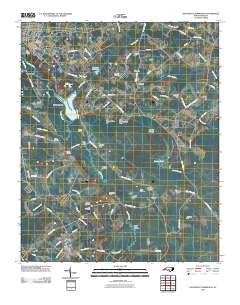 Southeast Lumberton North Carolina Historical topographic map, 1:24000 scale, 7.5 X 7.5 Minute, Year 2010