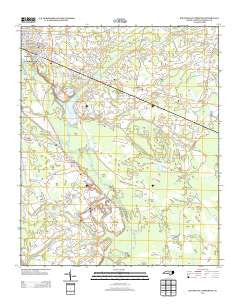 Southeast Lumberton North Carolina Historical topographic map, 1:24000 scale, 7.5 X 7.5 Minute, Year 2013