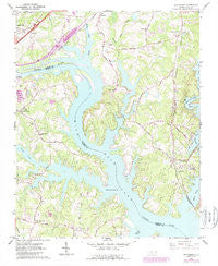 Southmont North Carolina Historical topographic map, 1:24000 scale, 7.5 X 7.5 Minute, Year 1962