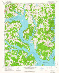 Southmont North Carolina Historical topographic map, 1:24000 scale, 7.5 X 7.5 Minute, Year 1962
