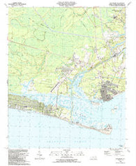 Southport North Carolina Historical topographic map, 1:24000 scale, 7.5 X 7.5 Minute, Year 1990