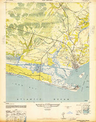 Southport North Carolina Historical topographic map, 1:24000 scale, 7.5 X 7.5 Minute, Year 1946