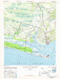 Southport North Carolina Historical topographic map, 1:24000 scale, 7.5 X 7.5 Minute, Year 1969