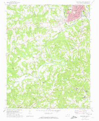 Southwest Eden North Carolina Historical topographic map, 1:24000 scale, 7.5 X 7.5 Minute, Year 1971