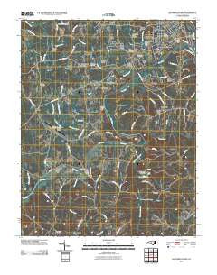Southwest Eden North Carolina Historical topographic map, 1:24000 scale, 7.5 X 7.5 Minute, Year 2010