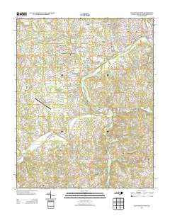 Southwest Eden North Carolina Historical topographic map, 1:24000 scale, 7.5 X 7.5 Minute, Year 2013