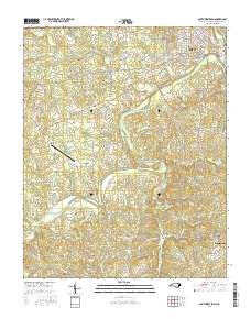 Southwest Eden North Carolina Current topographic map, 1:24000 scale, 7.5 X 7.5 Minute, Year 2016