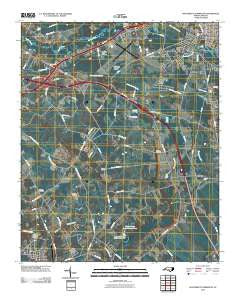 Southwest Lumberton North Carolina Historical topographic map, 1:24000 scale, 7.5 X 7.5 Minute, Year 2010