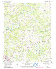 Sparta East North Carolina Historical topographic map, 1:24000 scale, 7.5 X 7.5 Minute, Year 1966