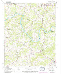 Sparta West North Carolina Historical topographic map, 1:24000 scale, 7.5 X 7.5 Minute, Year 1966