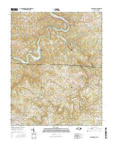 Sparta East North Carolina Current topographic map, 1:24000 scale, 7.5 X 7.5 Minute, Year 2016