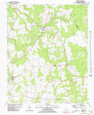 Speed North Carolina Historical topographic map, 1:24000 scale, 7.5 X 7.5 Minute, Year 1981