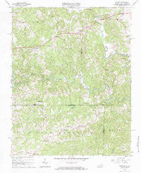 Spencer Virginia Historical topographic map, 1:24000 scale, 7.5 X 7.5 Minute, Year 1967