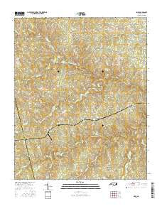 Spies North Carolina Current topographic map, 1:24000 scale, 7.5 X 7.5 Minute, Year 2016