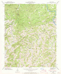 Spring Creek North Carolina Historical topographic map, 1:24000 scale, 7.5 X 7.5 Minute, Year 1946