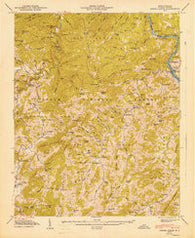 Spring Creek North Carolina Historical topographic map, 1:24000 scale, 7.5 X 7.5 Minute, Year 1947