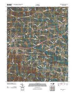 Spring Hope North Carolina Historical topographic map, 1:24000 scale, 7.5 X 7.5 Minute, Year 2010