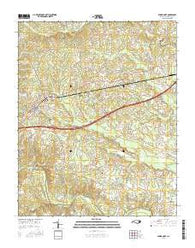Spring Hope North Carolina Current topographic map, 1:24000 scale, 7.5 X 7.5 Minute, Year 2016