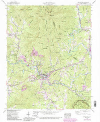 Spruce Pine North Carolina Historical topographic map, 1:24000 scale, 7.5 X 7.5 Minute, Year 1960