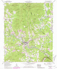 Spruce Pine North Carolina Historical topographic map, 1:24000 scale, 7.5 X 7.5 Minute, Year 1960