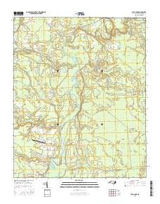 Stag Park North Carolina Current topographic map, 1:24000 scale, 7.5 X 7.5 Minute, Year 2016