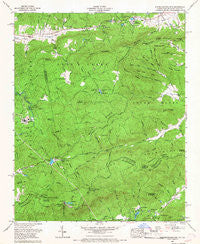 Standingstone Mtn. South Carolina Historical topographic map, 1:24000 scale, 7.5 X 7.5 Minute, Year 1965