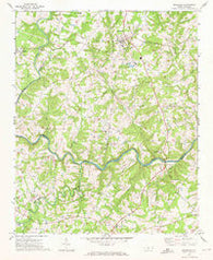 Stanfield North Carolina Historical topographic map, 1:24000 scale, 7.5 X 7.5 Minute, Year 1971