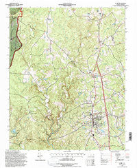 Star North Carolina Historical topographic map, 1:24000 scale, 7.5 X 7.5 Minute, Year 1994