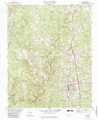 Star North Carolina Historical topographic map, 1:24000 scale, 7.5 X 7.5 Minute, Year 1983