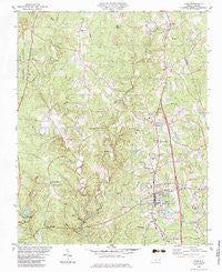 Star North Carolina Historical topographic map, 1:24000 scale, 7.5 X 7.5 Minute, Year 1983