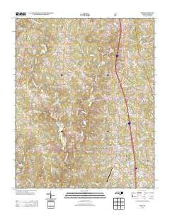 Star North Carolina Historical topographic map, 1:24000 scale, 7.5 X 7.5 Minute, Year 2013