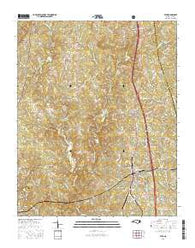 Star North Carolina Current topographic map, 1:24000 scale, 7.5 X 7.5 Minute, Year 2016