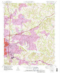 Statesville East North Carolina Historical topographic map, 1:24000 scale, 7.5 X 7.5 Minute, Year 1993