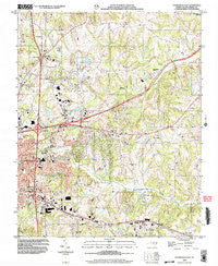 Statesville East North Carolina Historical topographic map, 1:24000 scale, 7.5 X 7.5 Minute, Year 2002