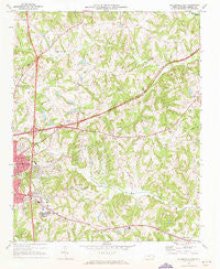 Statesville East North Carolina Historical topographic map, 1:24000 scale, 7.5 X 7.5 Minute, Year 1969
