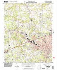 Statesville West North Carolina Historical topographic map, 1:24000 scale, 7.5 X 7.5 Minute, Year 2002