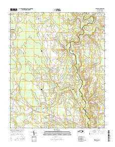 Stedman North Carolina Current topographic map, 1:24000 scale, 7.5 X 7.5 Minute, Year 2016
