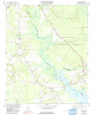 Stella North Carolina Historical topographic map, 1:24000 scale, 7.5 X 7.5 Minute, Year 1984