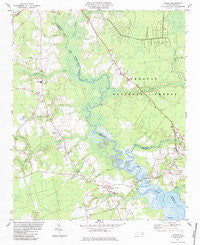 Stella North Carolina Historical topographic map, 1:24000 scale, 7.5 X 7.5 Minute, Year 1984