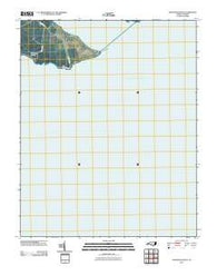 Stevenson Point North Carolina Historical topographic map, 1:24000 scale, 7.5 X 7.5 Minute, Year 2010
