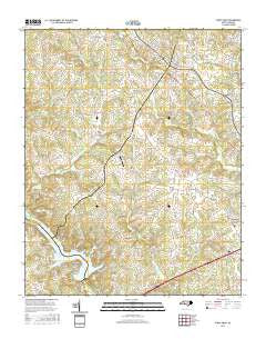 Stony Point North Carolina Current topographic map, 1:24000 scale, 7.5 X 7.5 Minute, Year 2016