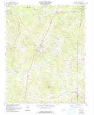 Stovall North Carolina Historical topographic map, 1:24000 scale, 7.5 X 7.5 Minute, Year 1981