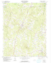 Stovall North Carolina Historical topographic map, 1:24000 scale, 7.5 X 7.5 Minute, Year 1981