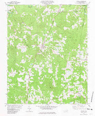 Stovall North Carolina Historical topographic map, 1:24000 scale, 7.5 X 7.5 Minute, Year 1981