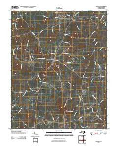 Stovall North Carolina Historical topographic map, 1:24000 scale, 7.5 X 7.5 Minute, Year 2010