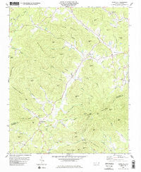 Sugar Hill North Carolina Historical topographic map, 1:24000 scale, 7.5 X 7.5 Minute, Year 1985