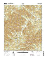 Sugar Hill North Carolina Current topographic map, 1:24000 scale, 7.5 X 7.5 Minute, Year 2016