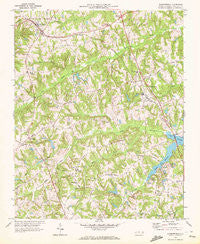 Summerfield North Carolina Historical topographic map, 1:24000 scale, 7.5 X 7.5 Minute, Year 1969